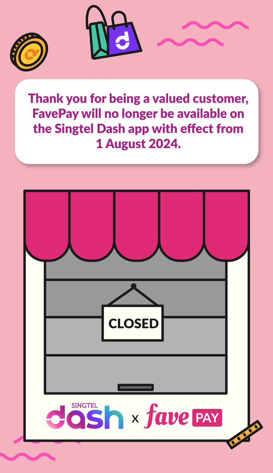 FavePay Cessation