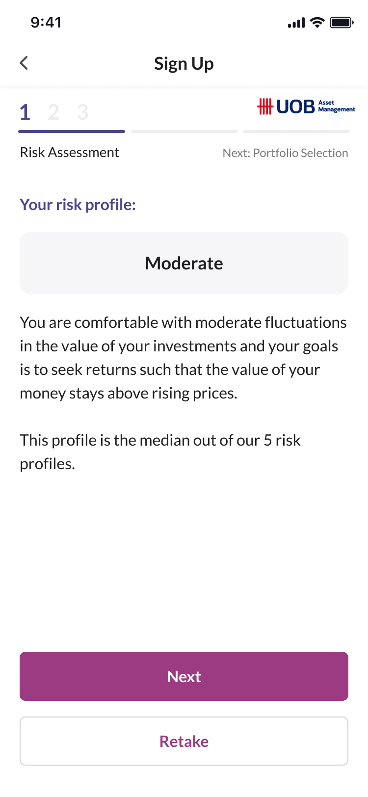 Assessing your risk appetite with UOBAM Robo-Invest