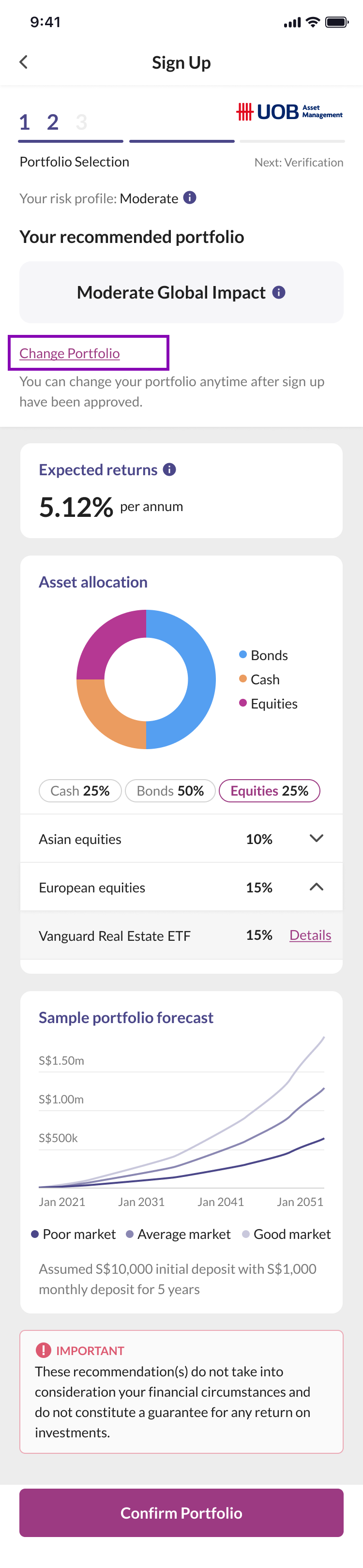 Steps to changing your current portfolio